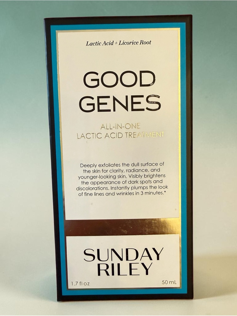 SUNDAY RILEY GOOD GENES All-In-One LACTIC ACID TX **1.7oz** NEW IN BOX